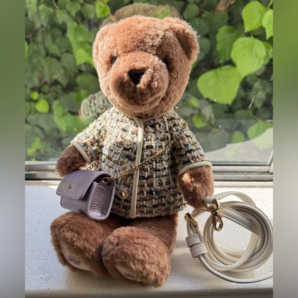Kate Spade Oh What Fun 3D Teddy Bear Crossbody Bag